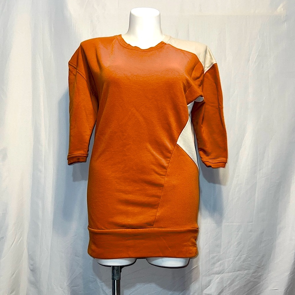 PUMA x Hussein Chalayan Orange/Creme Colorblock Tunic - Women’s S
